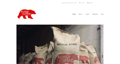 Desktop Screenshot of kumacoffee.com